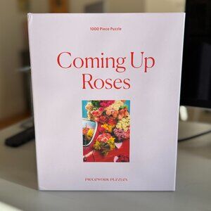 Piecework Puzzles “Coming Up Roses” 1000 Piece Jigsaw Puzzle–COMPLETE!